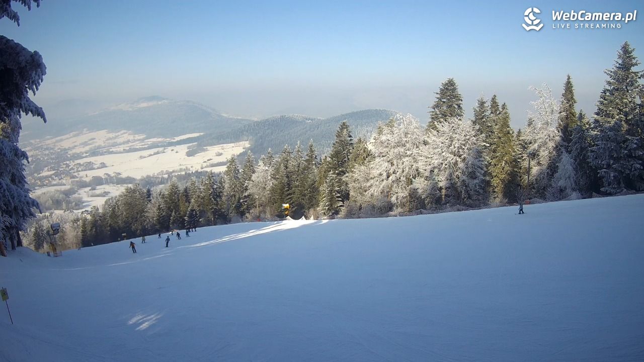 Kasina SKI - widok na trasy NOWOŚĆ - 03 luty 2026, 12:09