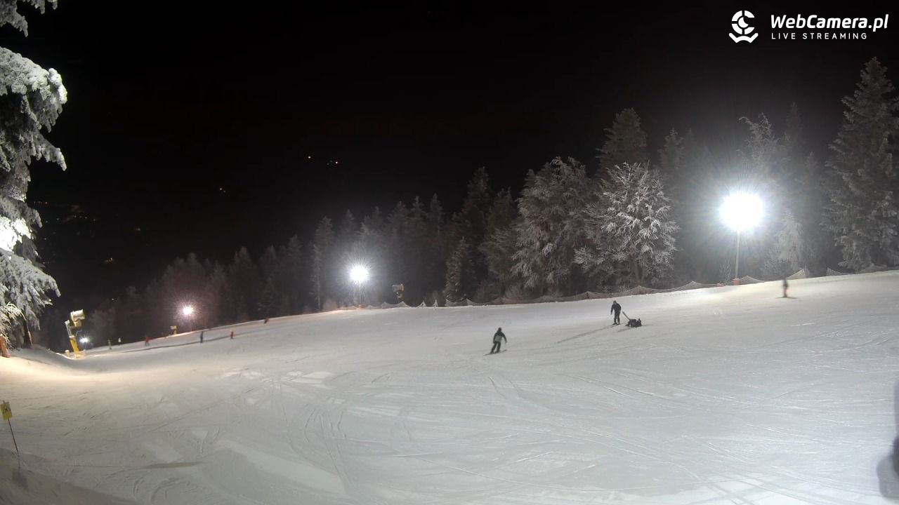 Kasina SKI - widok na trasy NOWOŚĆ - 03 luty 2026, 17:41