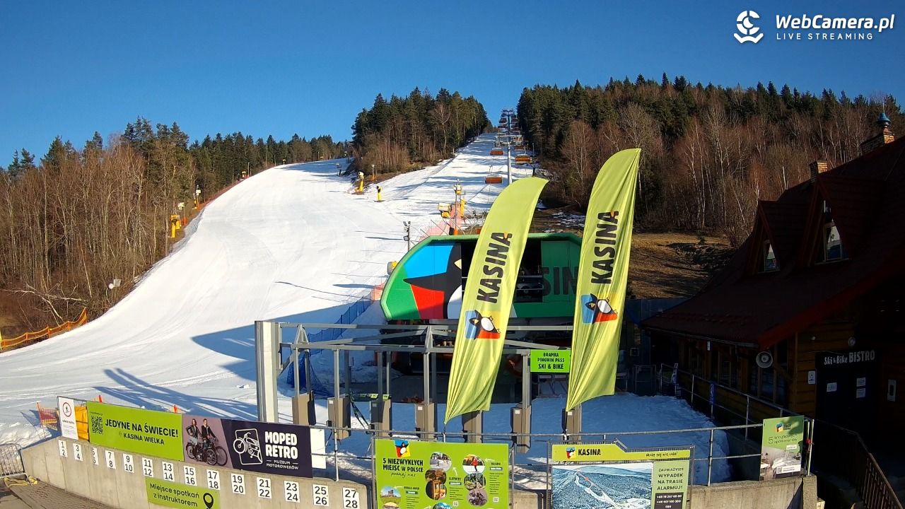 KASINA - ski dolna stacja wyciągu - 06 marzec 2026, 16:14