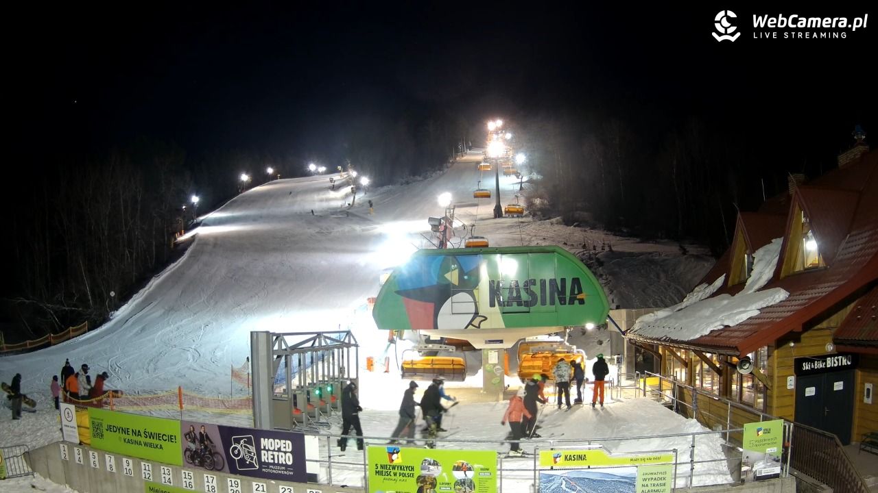 KASINA - ski dolna stacja wyciągu - 20 styczeń 2026, 17:15