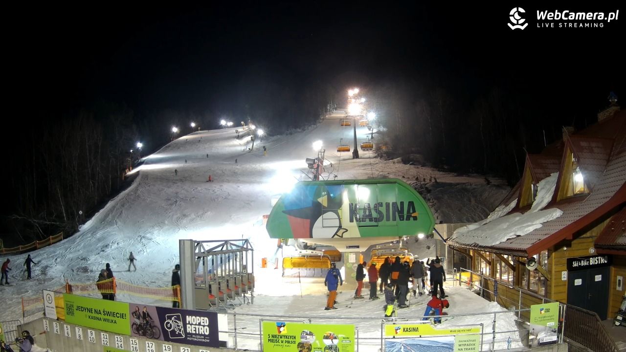 KASINA - ski dolna stacja wyciągu - 19 styczeń 2026, 19:38