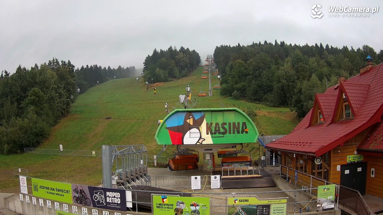 KASINA - ski dolna stacja wyciągu - 31 sierpień 2025, 18:54