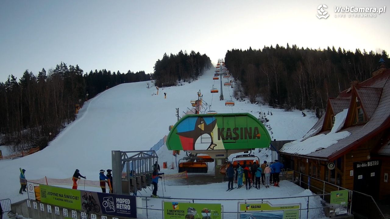 KASINA - ski dolna stacja wyciągu - 19 styczeń 2026, 08:58