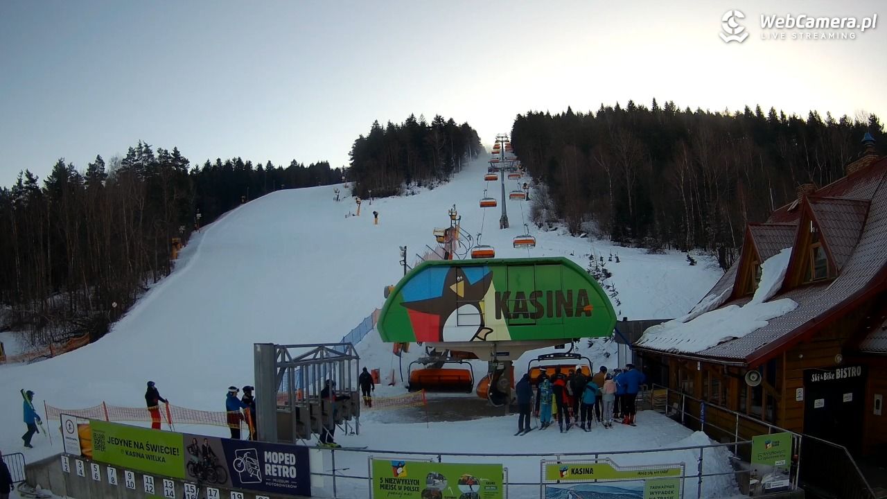KASINA - ski dolna stacja wyciągu - 19 styczeń 2026, 08:58