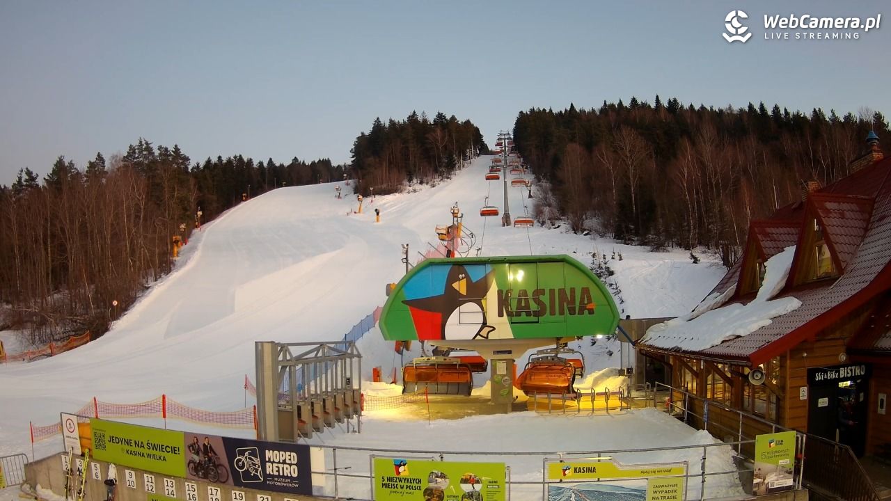 KASINA - ski dolna stacja wyciągu - 19 styczeń 2026, 16:30