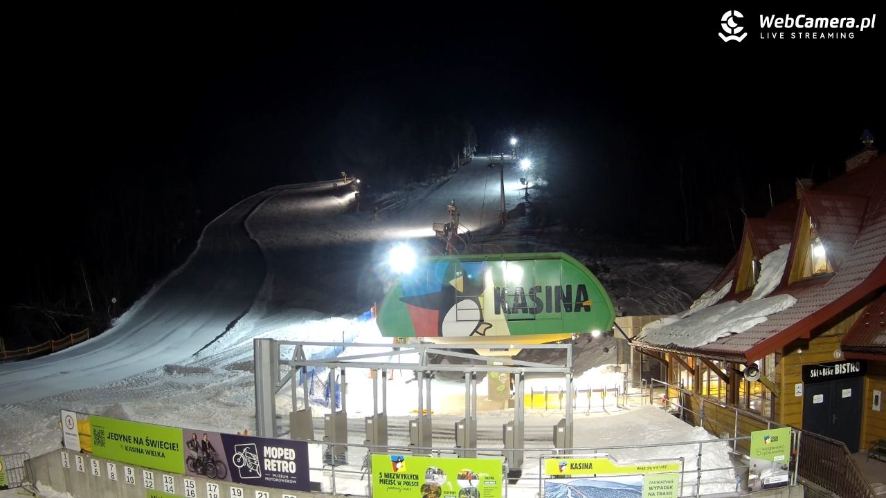 KASINA - ski dolna stacja wyciągu - 19 styczeń 2026, 21:28