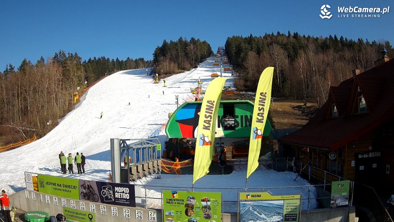 KASINA - ski dolna stacja wyciągu - 07 marzec 2026, 15:15
