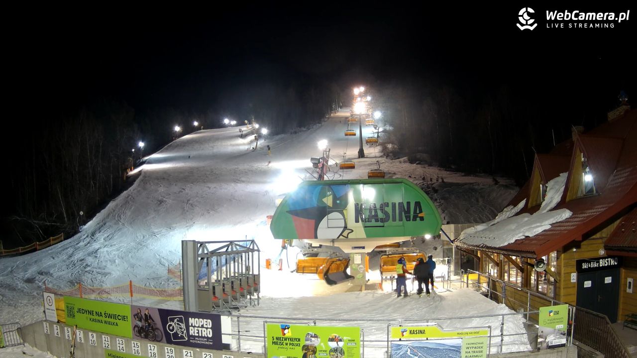 KASINA - ski dolna stacja wyciągu - 20 styczeń 2026, 20:38