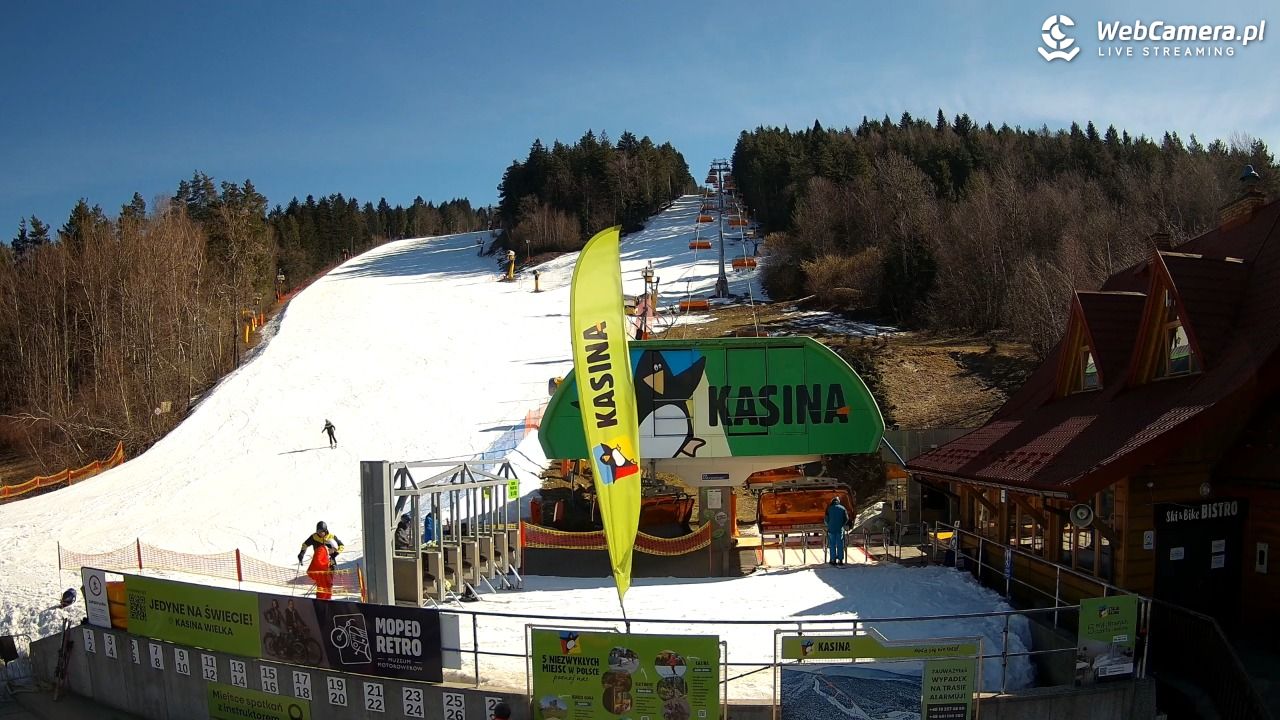 KASINA - ski dolna stacja wyciągu - 06 marzec 2026, 11:32