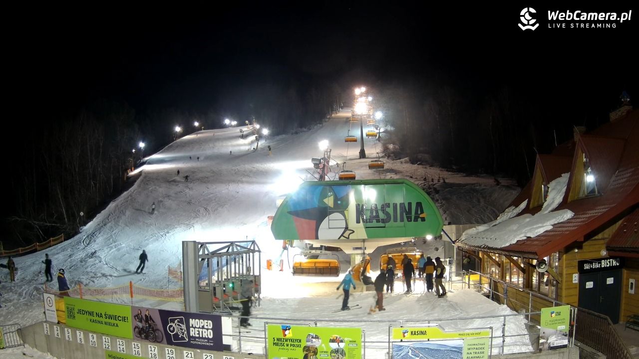 KASINA - ski dolna stacja wyciągu - 20 styczeń 2026, 19:54