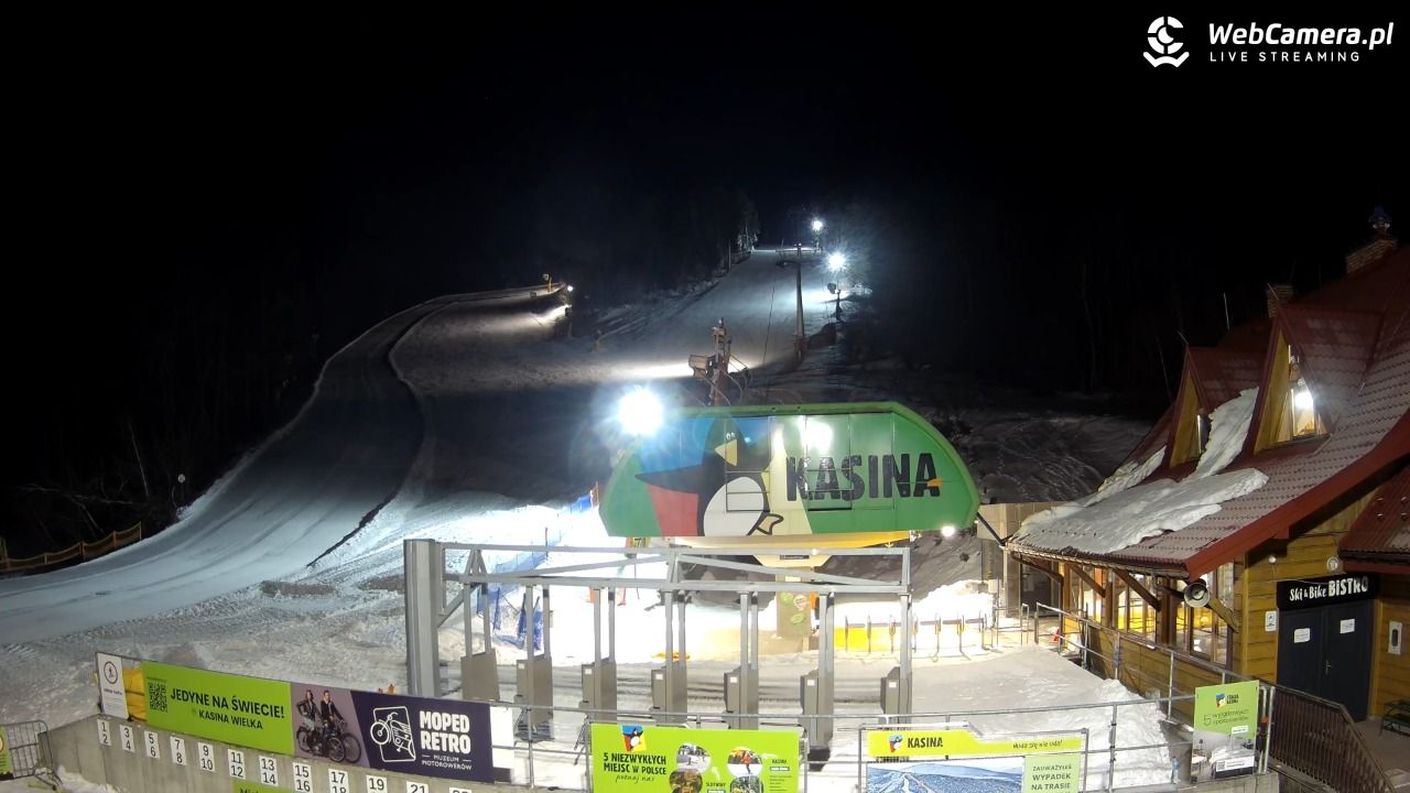 KASINA - ski dolna stacja wyciągu - 19 styczeń 2026, 21:26