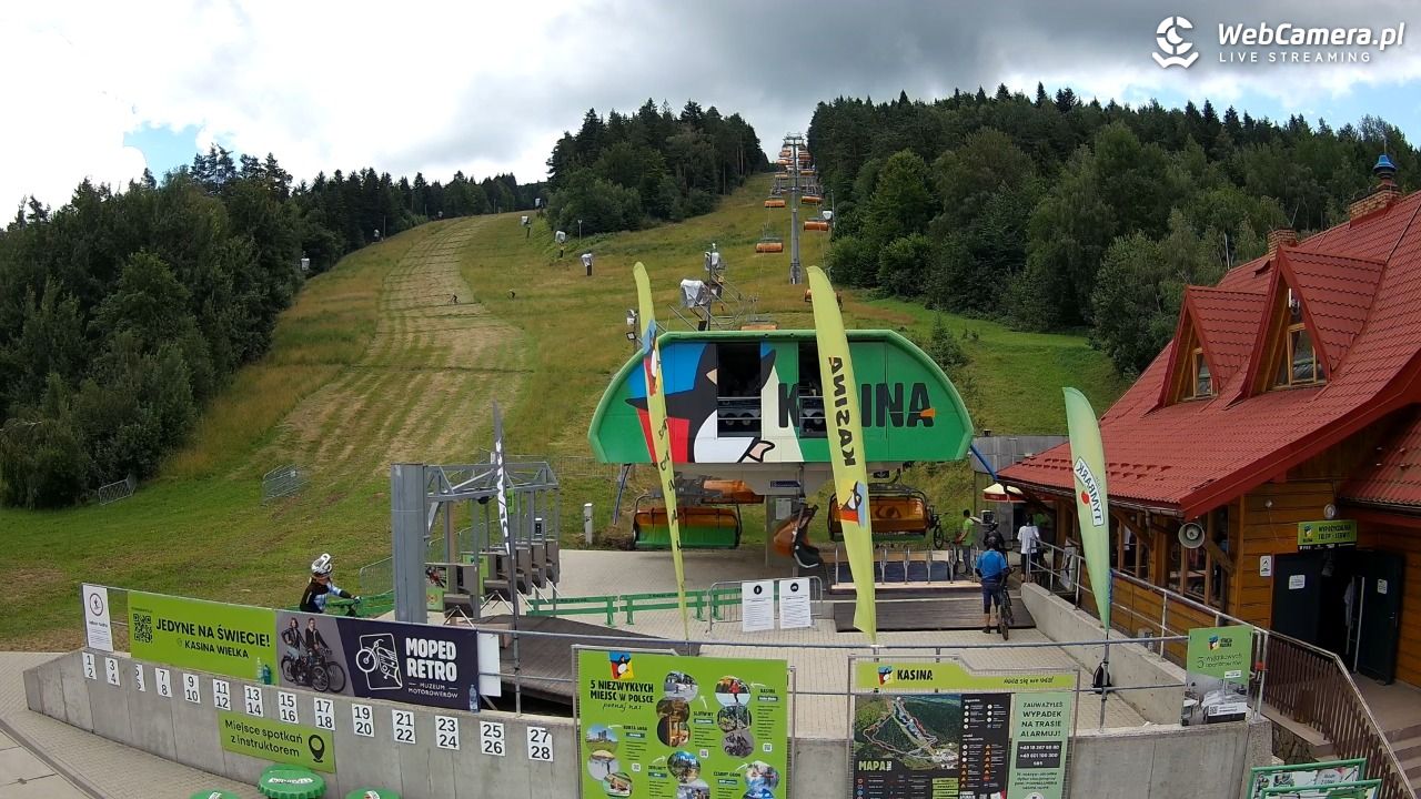 KASINA - ski dolna stacja wyciągu - 18 lipiec 2026, 11:32