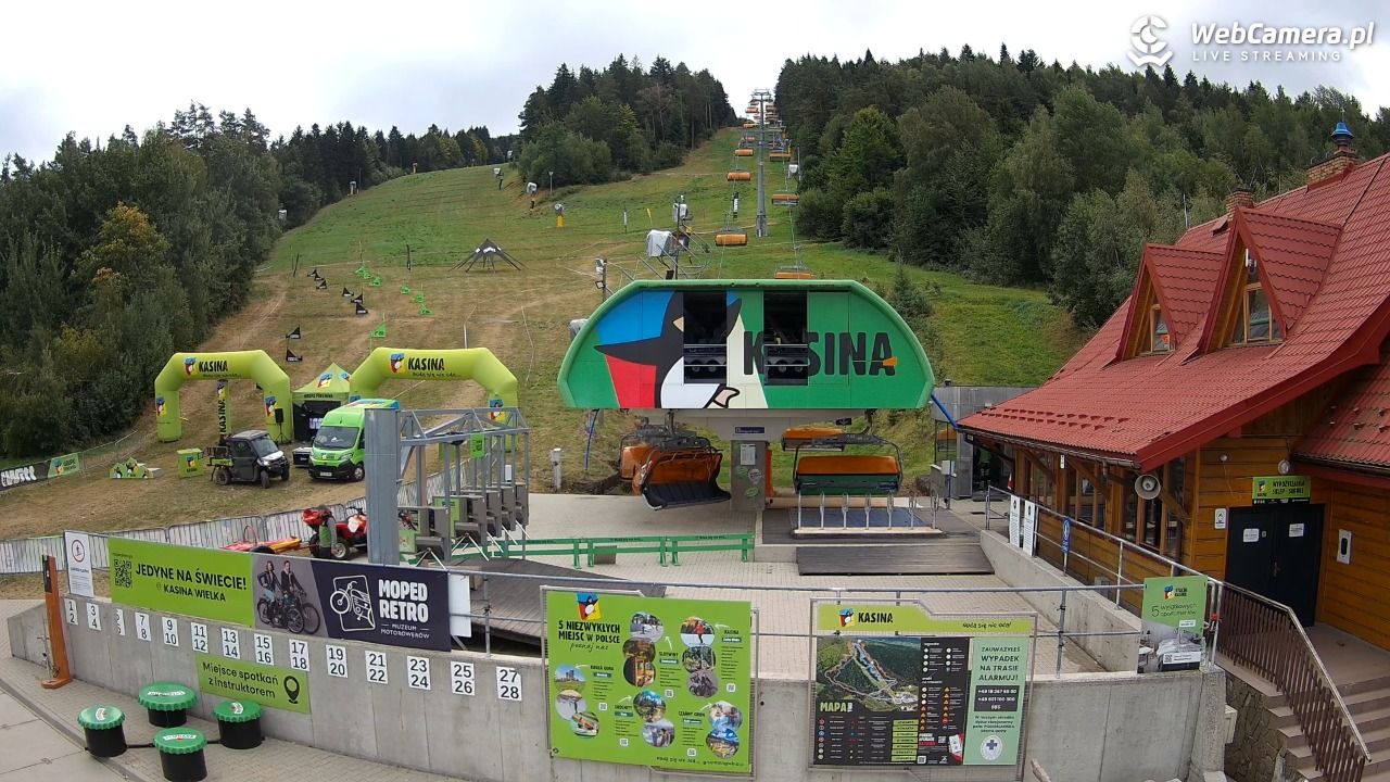 KASINA - ski dolna stacja wyciągu - 06 wresień 2026, 07:33