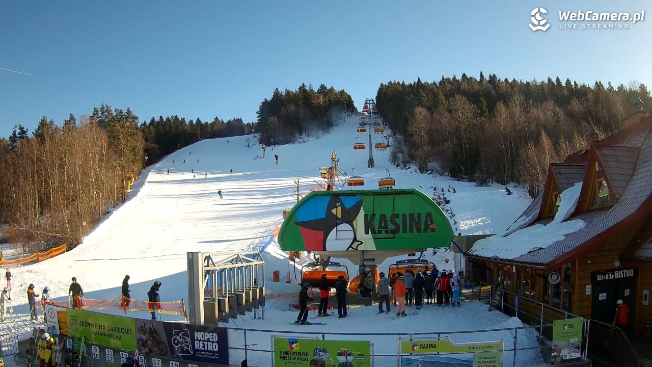 KASINA - ski dolna stacja wyciągu - 19 styczeń 2026, 12:02