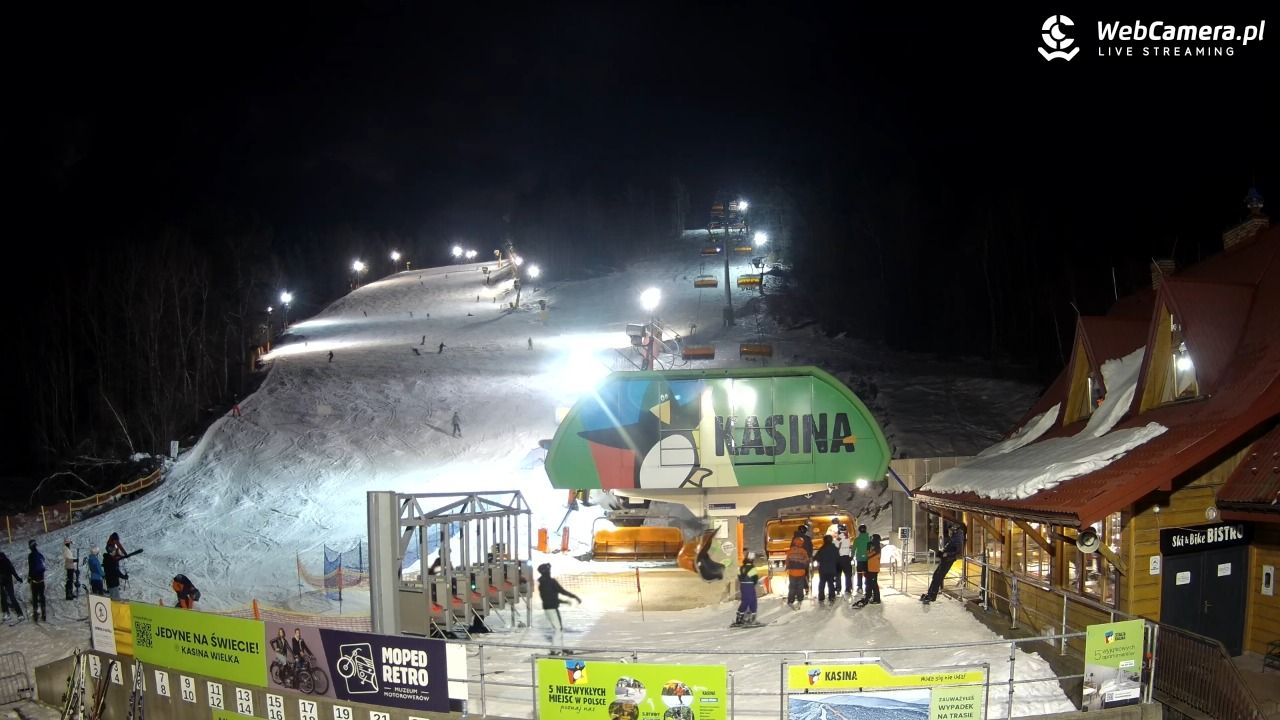 KASINA - ski dolna stacja wyciągu - 06 grudzień 2025, 20:24