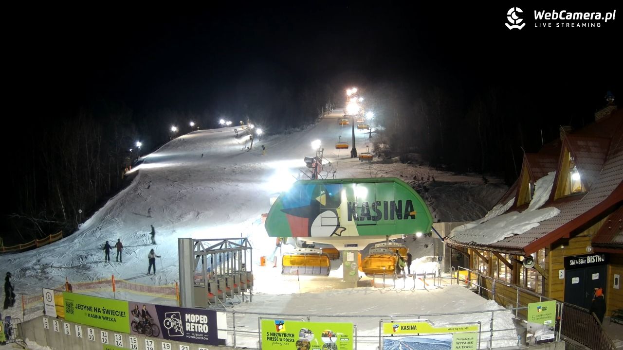 KASINA - ski dolna stacja wyciągu - 19 styczeń 2026, 20:02