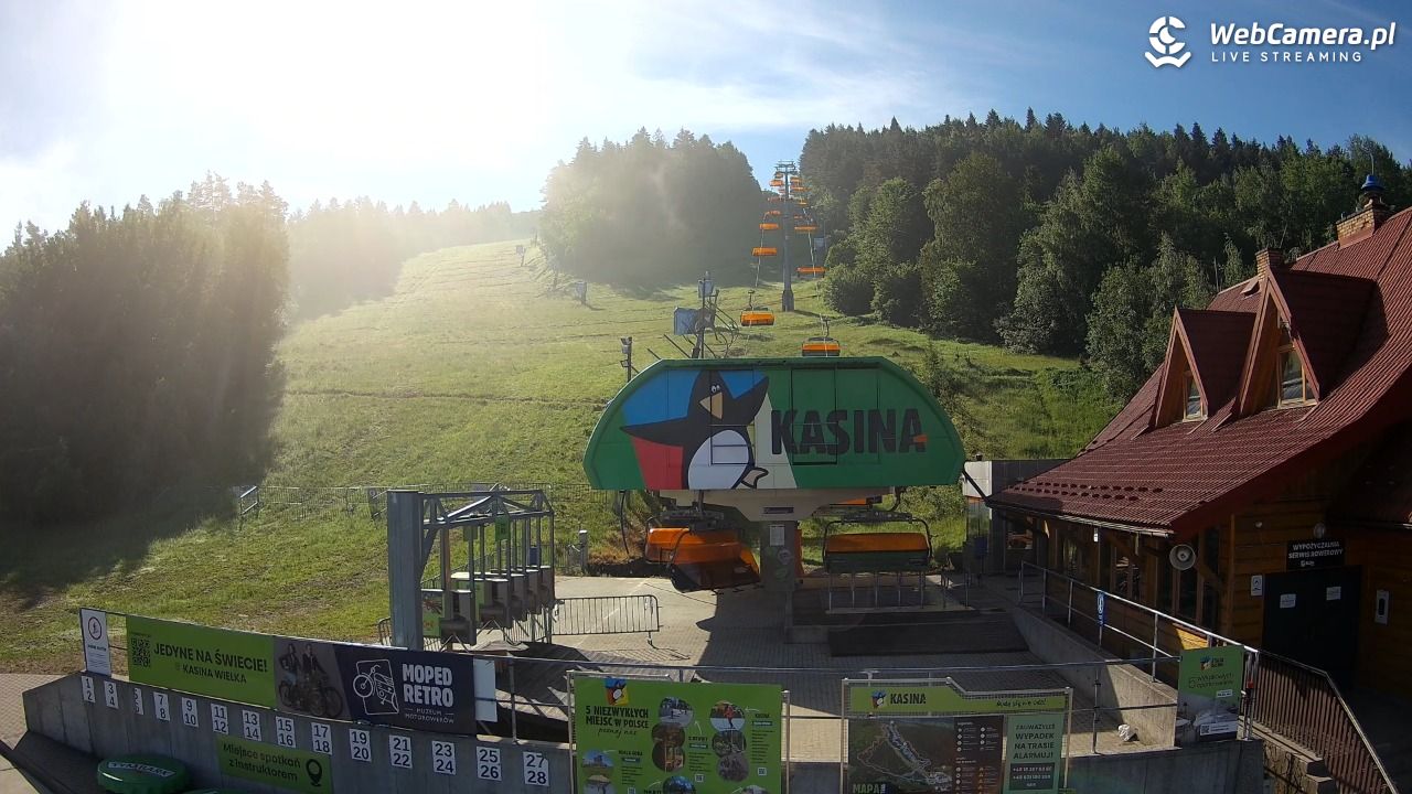 KASINA - ski dolna stacja wyciągu - 06 czerwiec 2026, 07:59