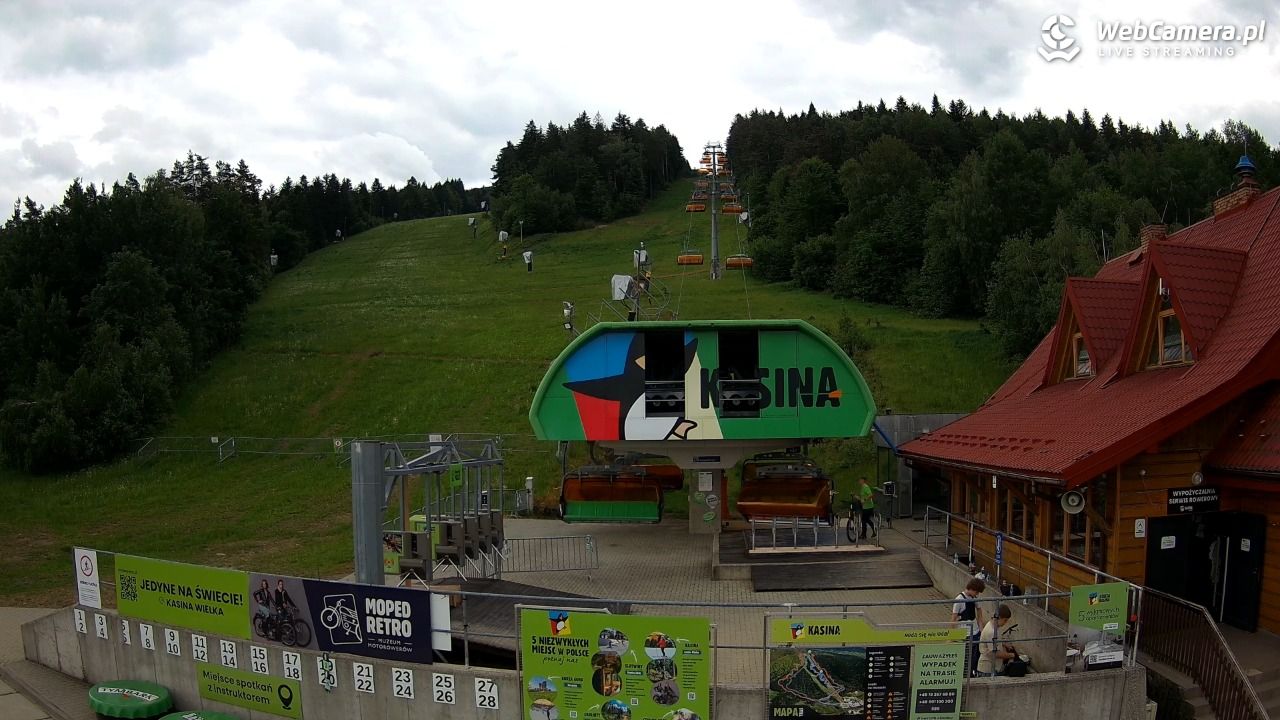 KASINA - ski dolna stacja wyciągu - 05 czerwiec 2026, 14:10