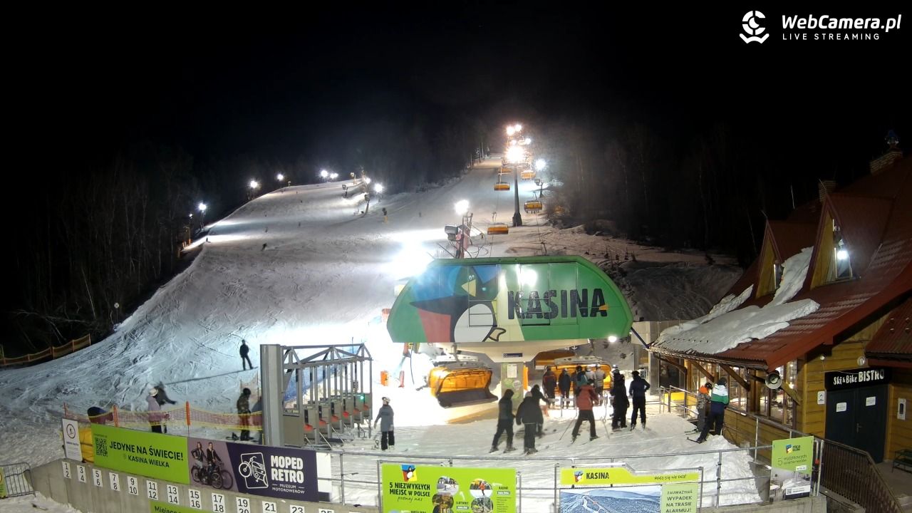 KASINA - ski dolna stacja wyciągu - 20 styczeń 2026, 19:46