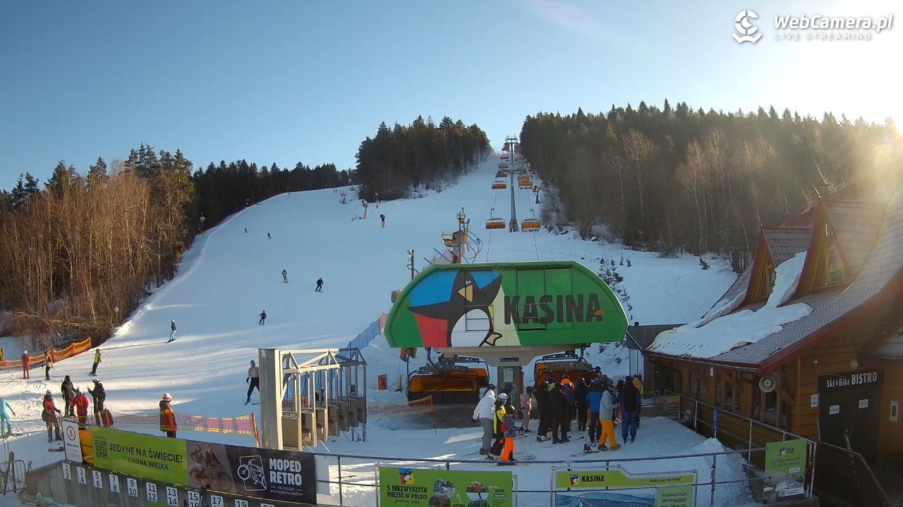 KASINA - ski dolna stacja wyciągu - 19 styczeń 2026, 10:44