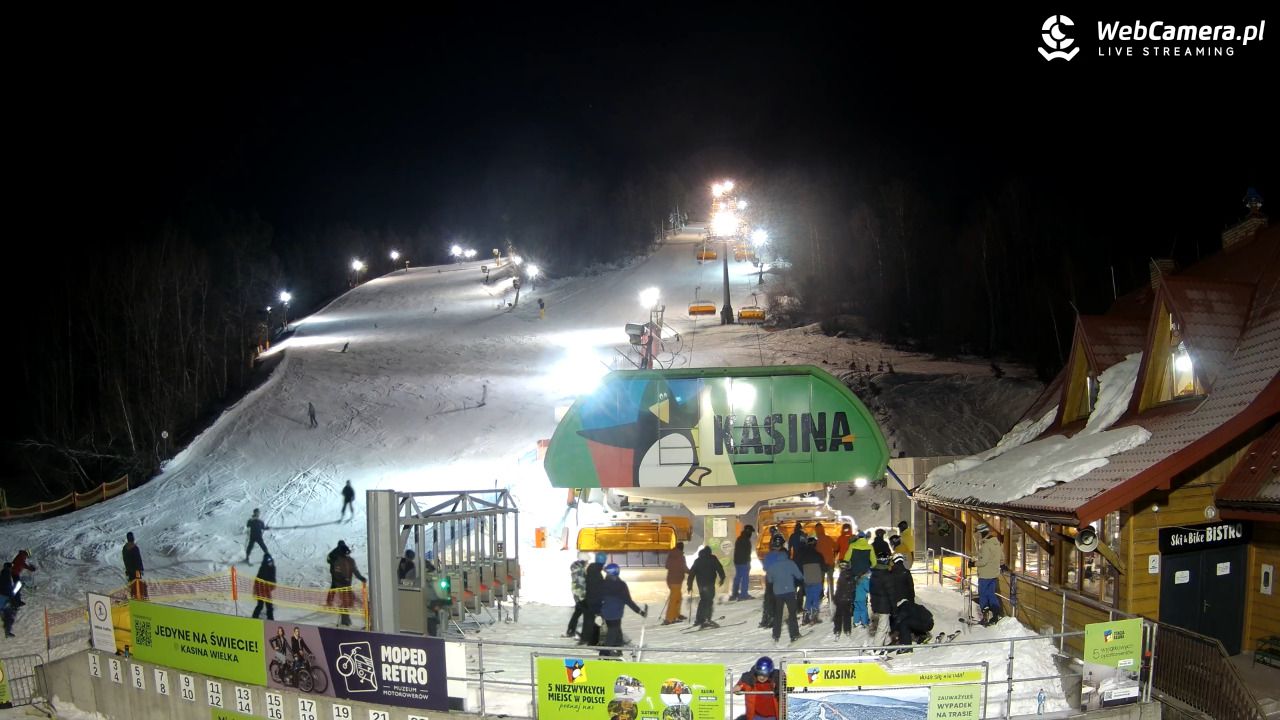 KASINA - ski dolna stacja wyciągu - 19 styczeń 2026, 19:23
