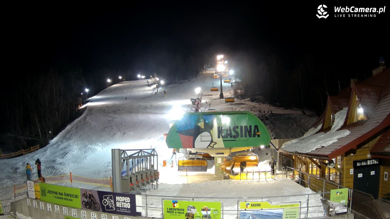 KASINA - ski dolna stacja wyciągu - 19 styczeń 2026, 21:04