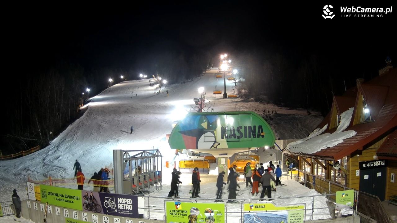 KASINA - ski dolna stacja wyciągu - 20 styczeń 2026, 20:11