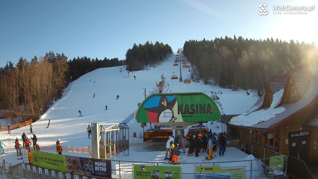 KASINA - ski dolna stacja wyciągu - 19 styczeń 2026, 10:44