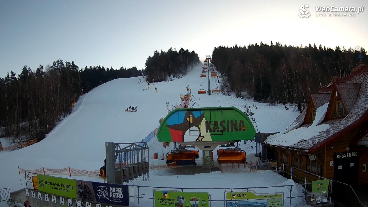 KASINA - ski dolna stacja wyciągu - 19 styczeń 2026, 09:02