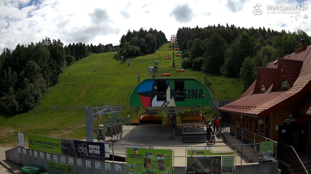KASINA - ski dolna stacja wyciągu - 06 czerwiec 2026, 10:44