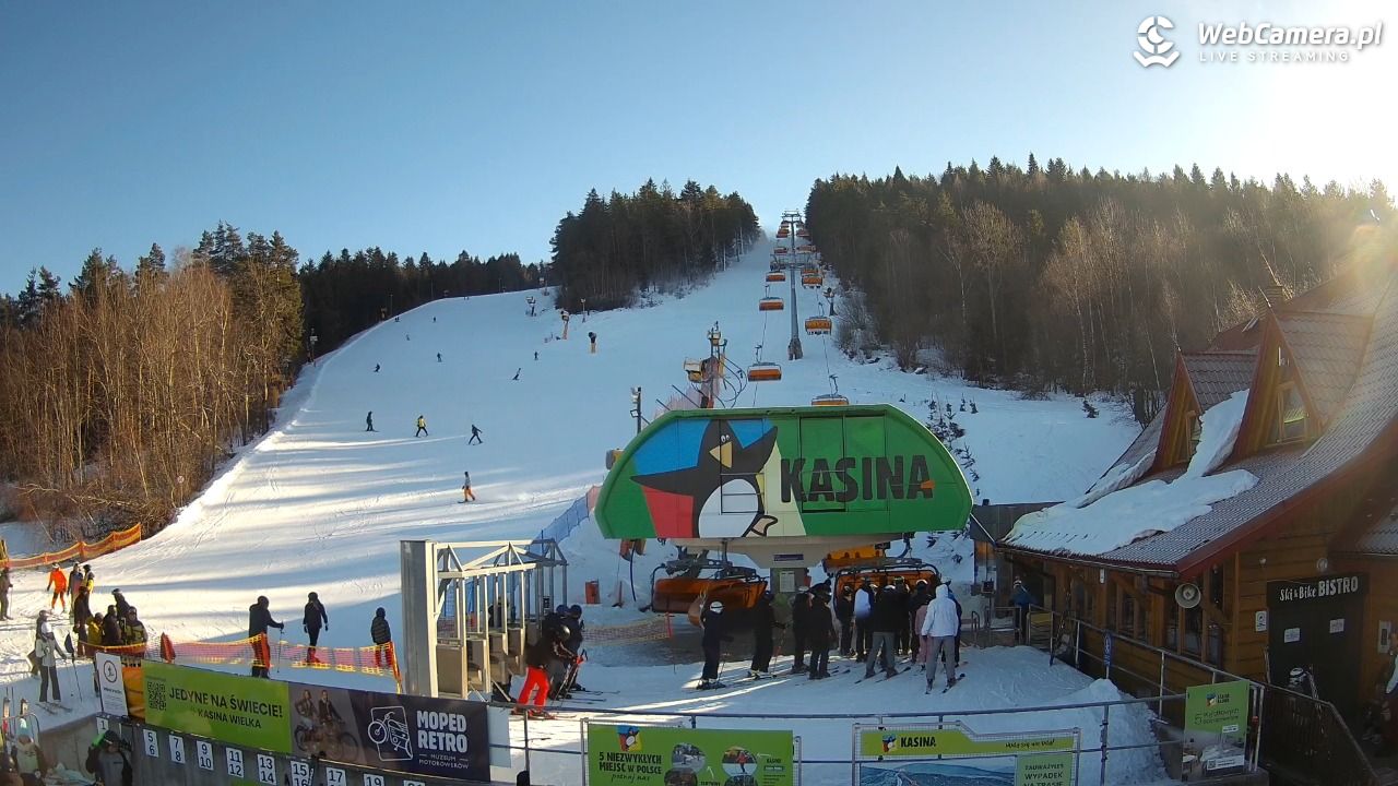 KASINA - ski dolna stacja wyciągu - 19 styczeń 2026, 10:55