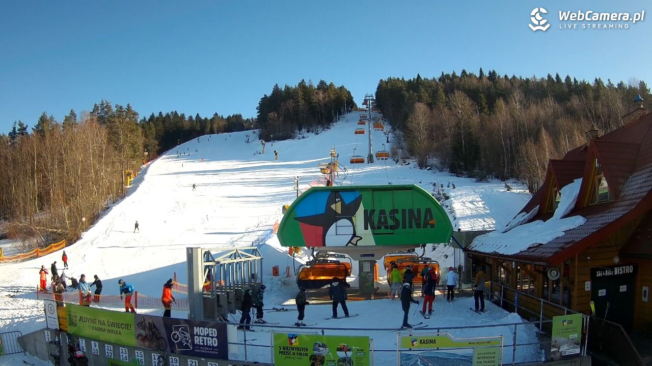 KASINA - ski dolna stacja wyciągu - 20 styczeń 2026, 13:00