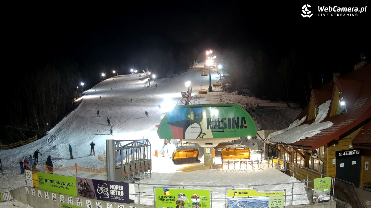 KASINA - ski dolna stacja wyciągu - 20 styczeń 2026, 19:58