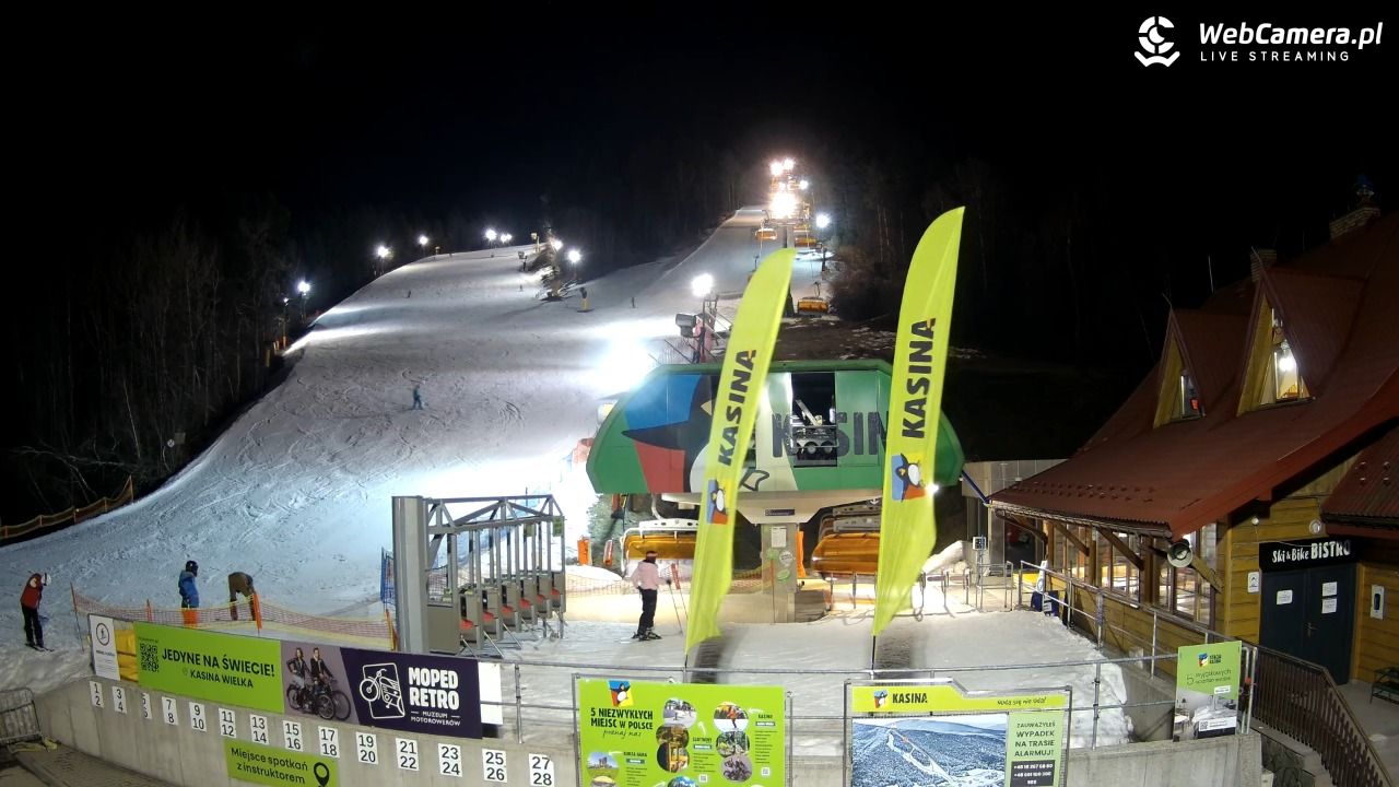 KASINA - ski dolna stacja wyciągu - 06 marzec 2026, 18:46