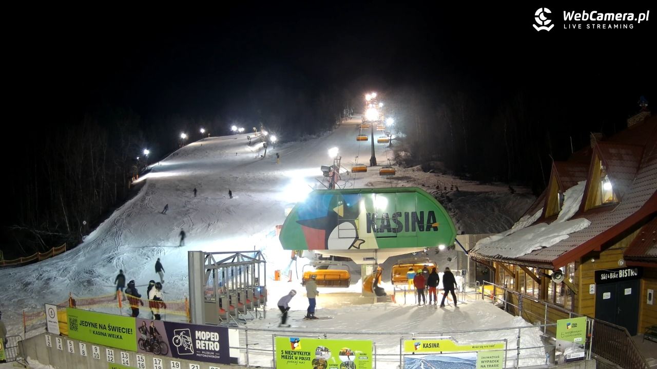 KASINA - ski dolna stacja wyciągu - 19 styczeń 2026, 20:28
