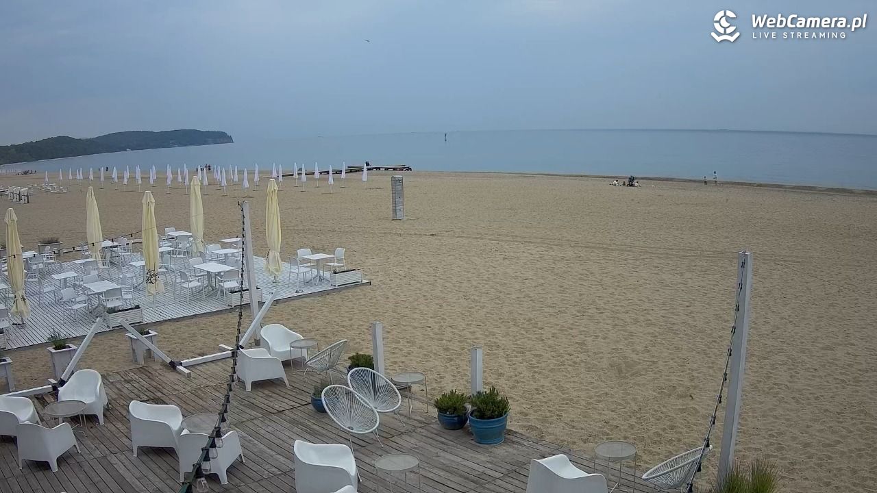 Sopot - widok na plażę NOWOŚĆ - 04 czerwiec 2025, 11:05