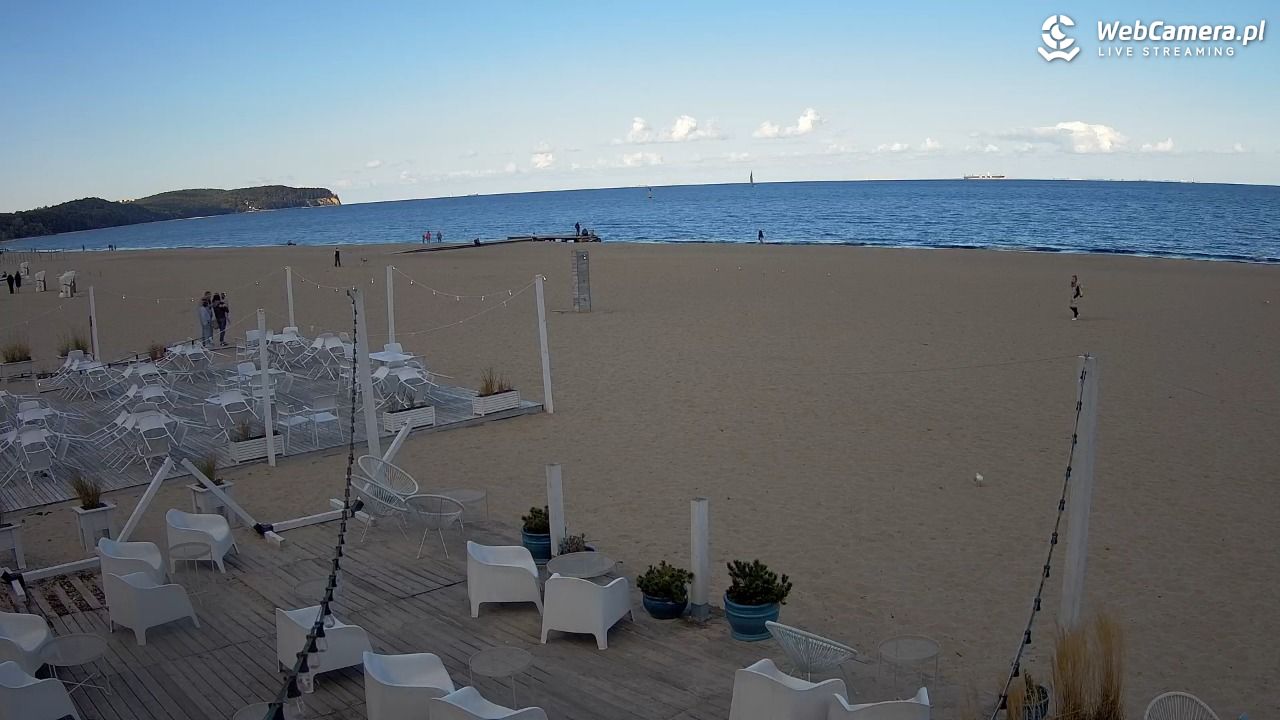 Sopot - widok na plażę NOWOŚĆ - 03 październik 2025, 15:01
