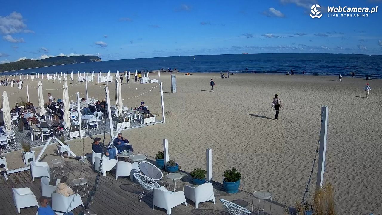 Sopot - widok na plażę NOWOŚĆ - 28 wresień 2025, 11:31