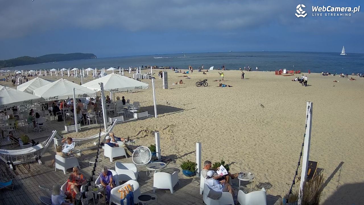 Sopot - widok na plażę NOWOŚĆ - 31 sierpień 2025, 15:48