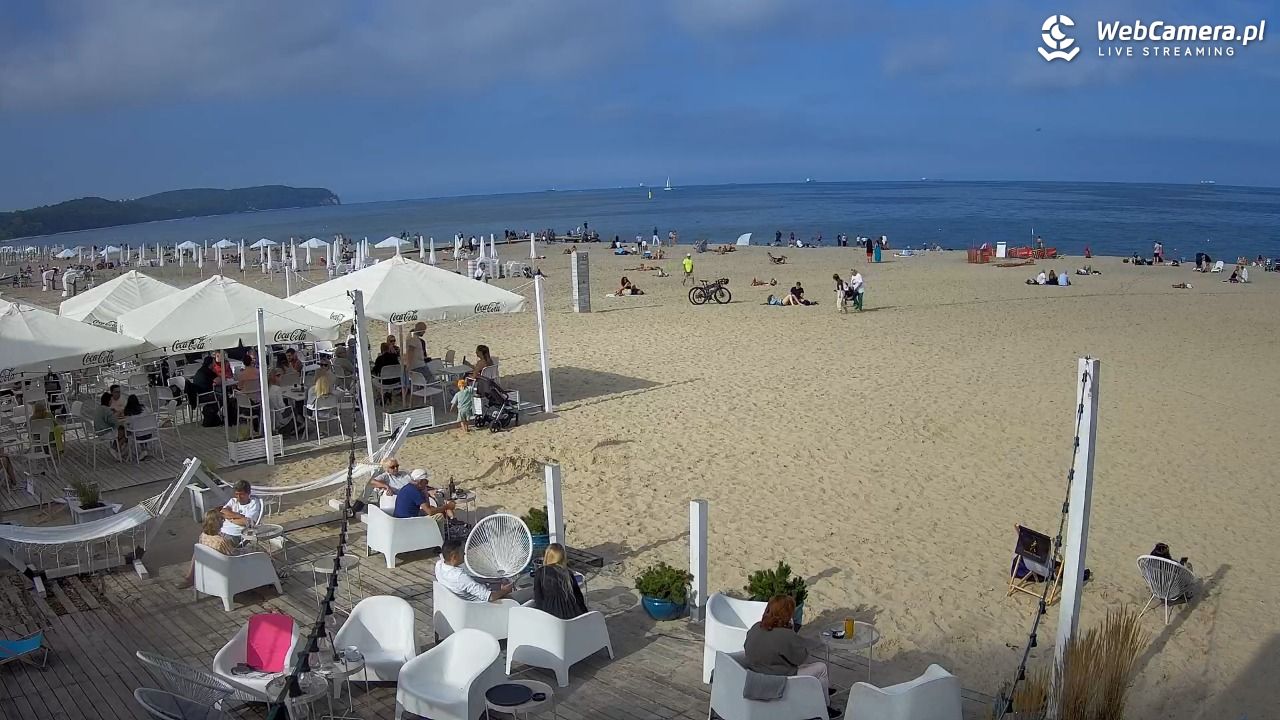 Sopot - widok na plażę NOWOŚĆ - 31 sierpień 2025, 15:57
