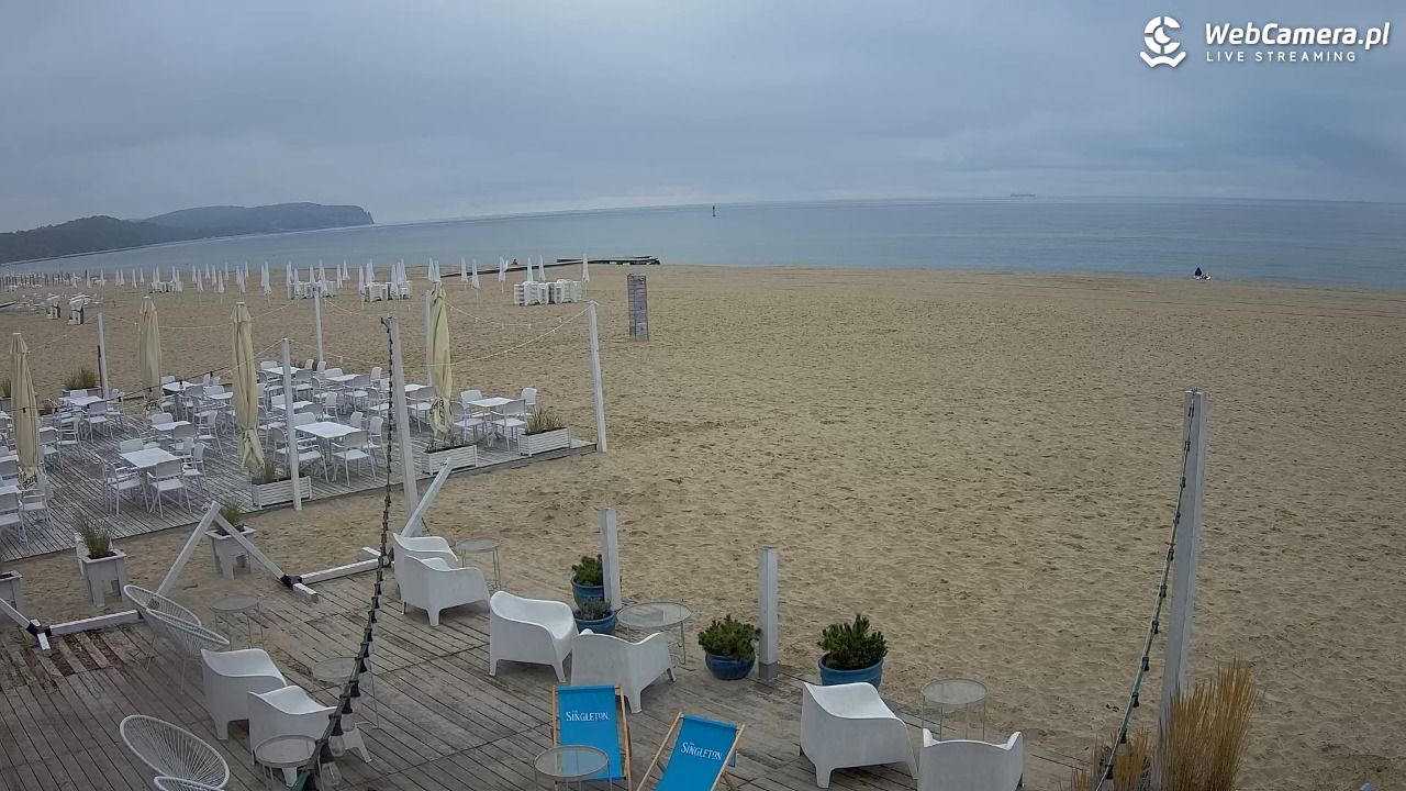 Sopot - widok na plażę NOWOŚĆ - 01 wresień 2025, 07:57