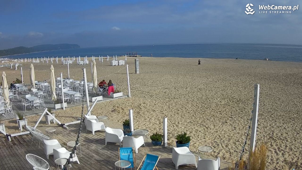 Sopot - widok na plażę NOWOŚĆ - 01 wresień 2025, 09:28