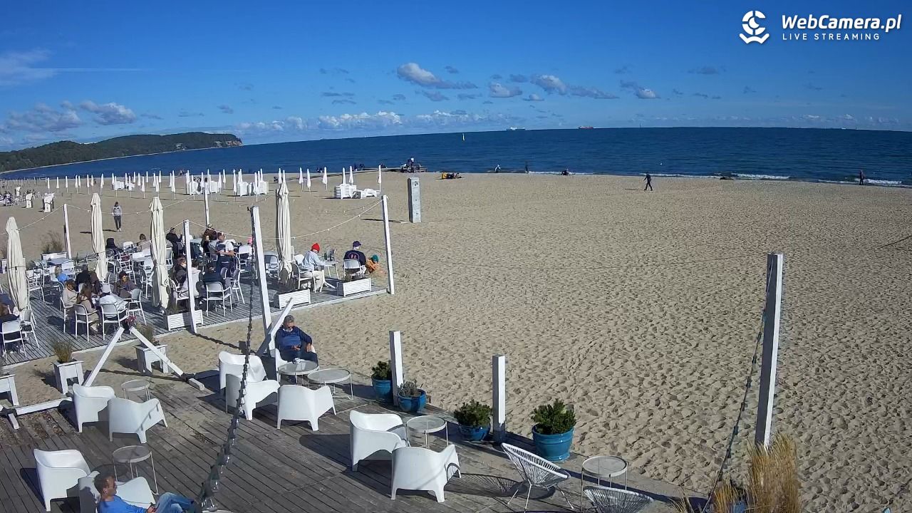 Sopot - widok na plażę NOWOŚĆ - 28 wresień 2025, 10:49