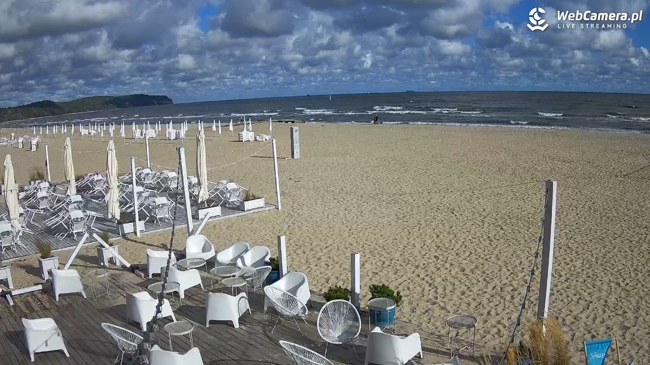 Sopot - widok na plażę NOWOŚĆ - 29 wresień 2025, 10:24