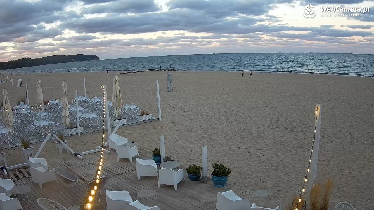 Sopot - widok na plażę NOWOŚĆ - 02 październik 2025, 18:15