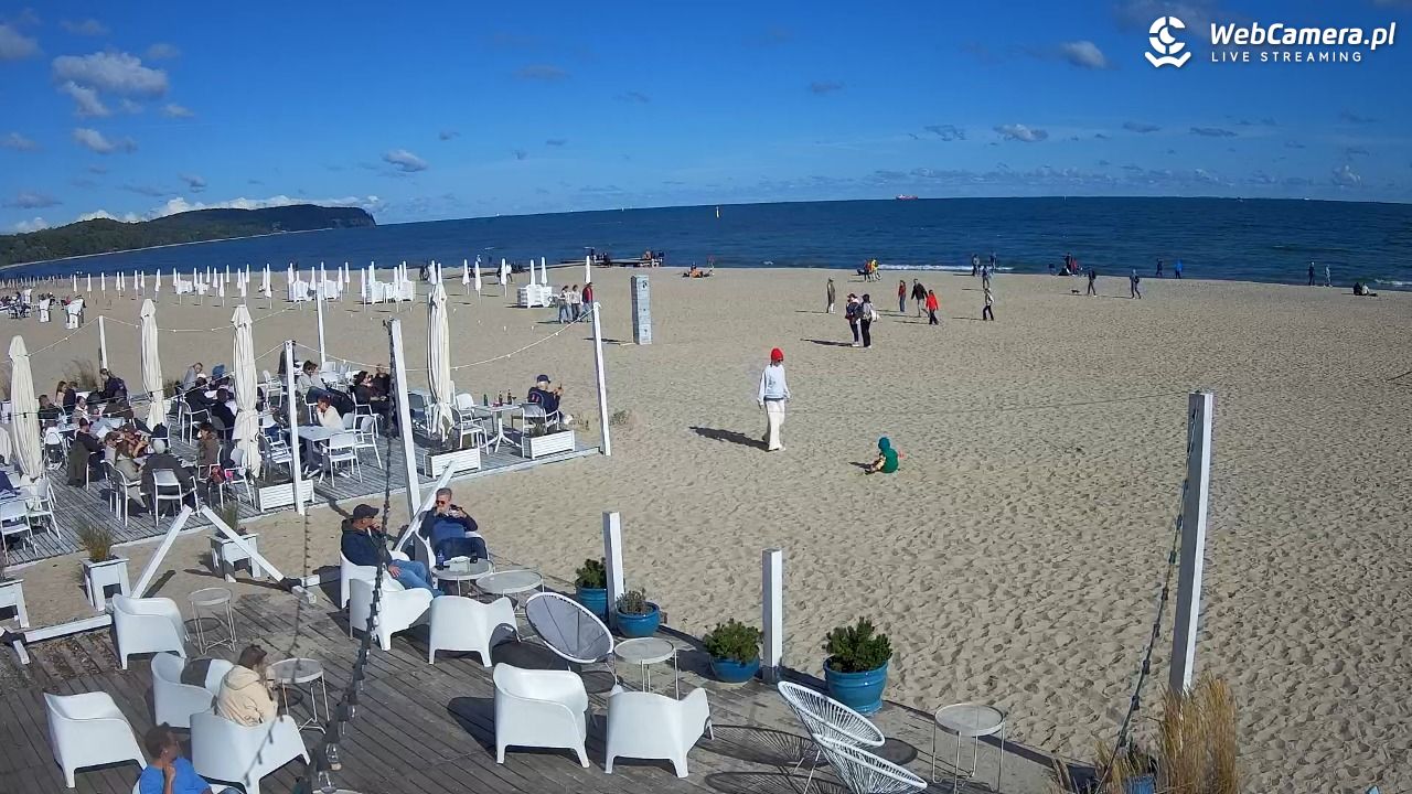 Sopot - widok na plażę NOWOŚĆ - 28 wresień 2025, 11:30