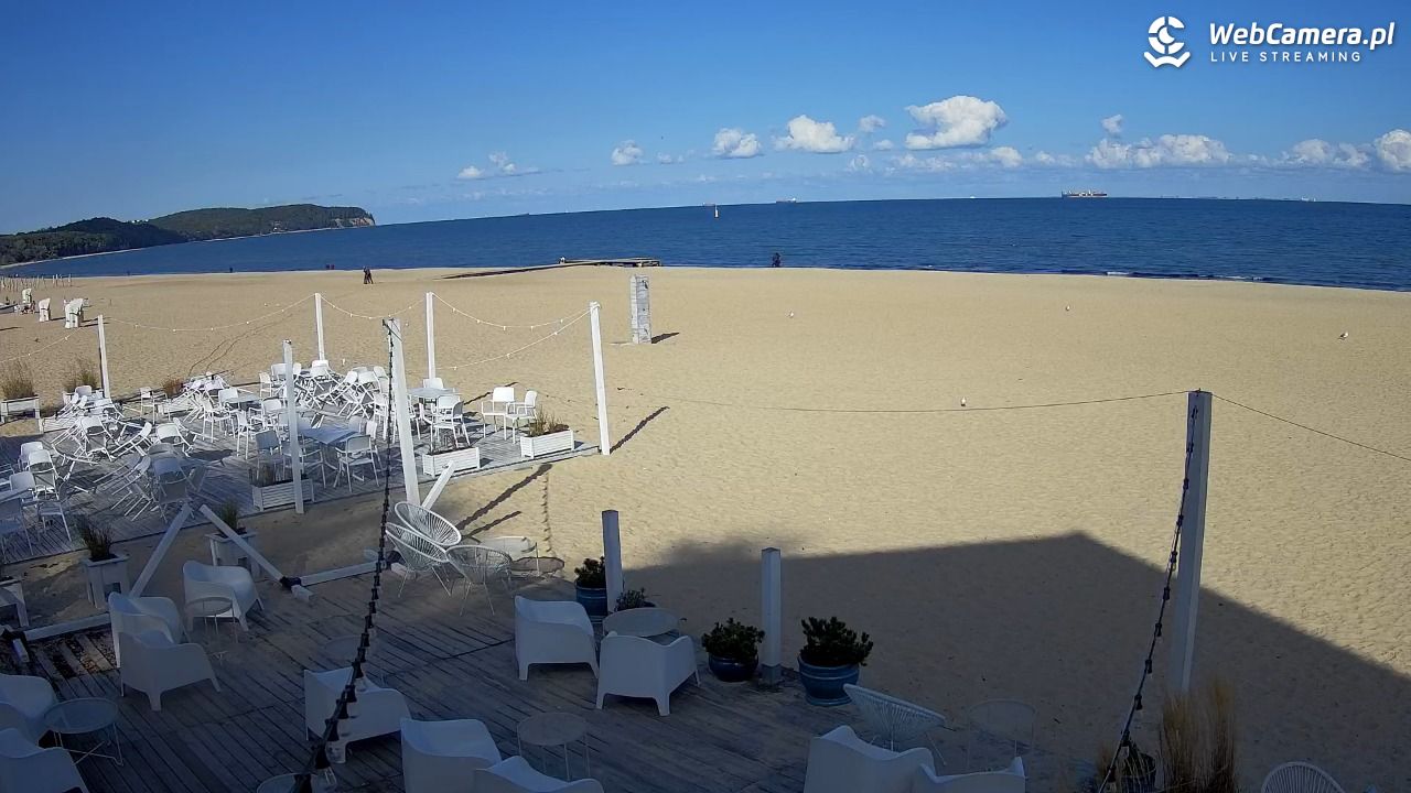 Sopot - widok na plażę NOWOŚĆ - 03 październik 2025, 14:08