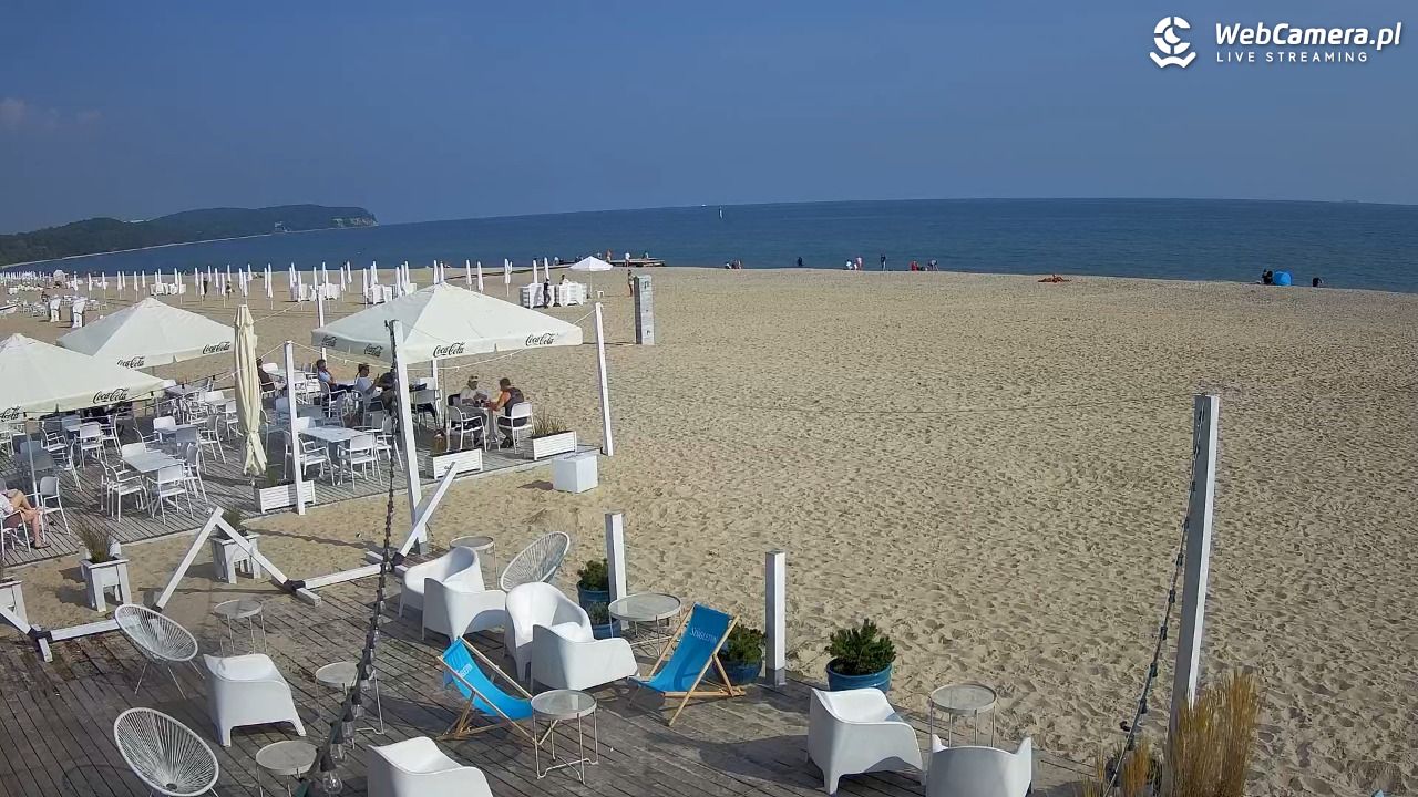 Sopot - widok na plażę NOWOŚĆ - 02 wresień 2025, 10:19