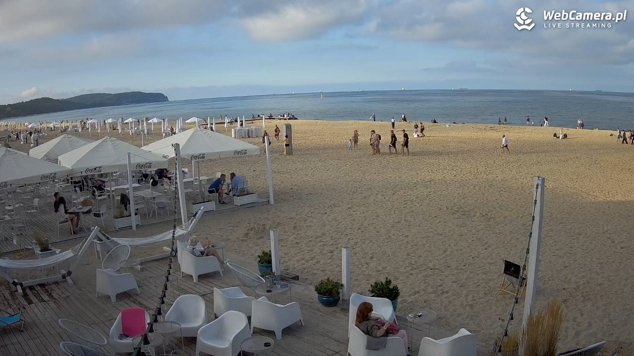 Sopot - widok na plażę NOWOŚĆ - 31 sierpień 2025, 17:38