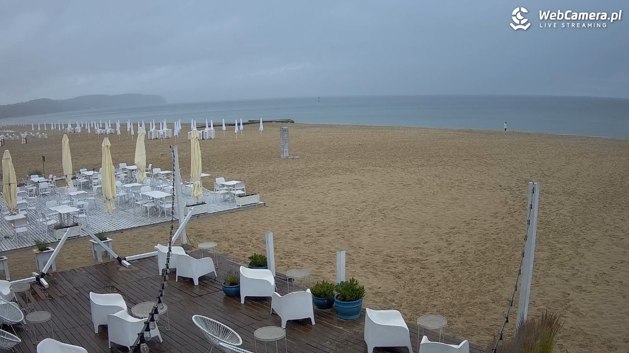 Sopot - widok na plażę NOWOŚĆ - 25 czerwiec 2025, 08:05